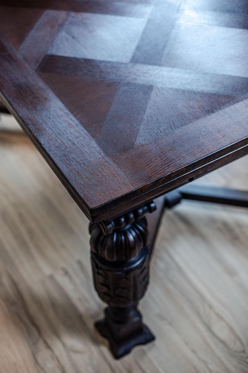 19th Century Extendable Oak Table 1
