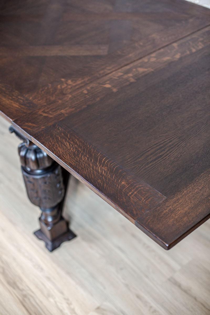 19th Century Extendable Oak Table 4