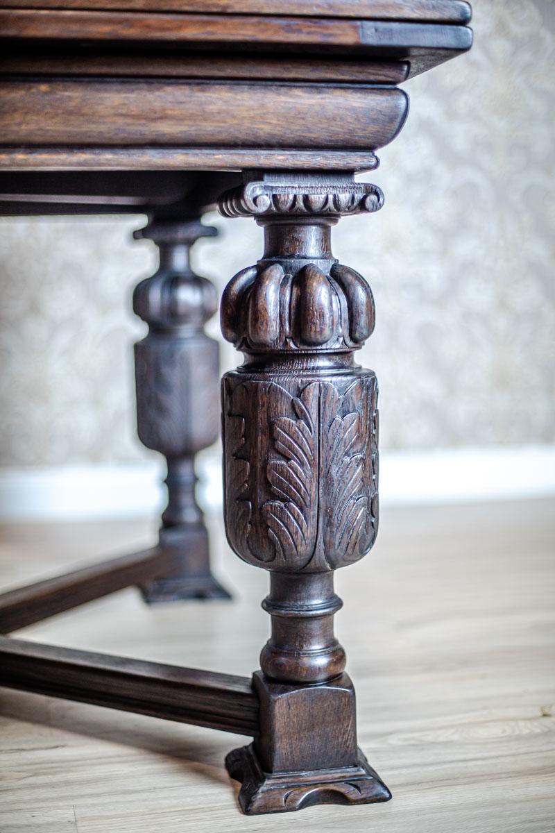 19th Century Extendable Oak Table 5