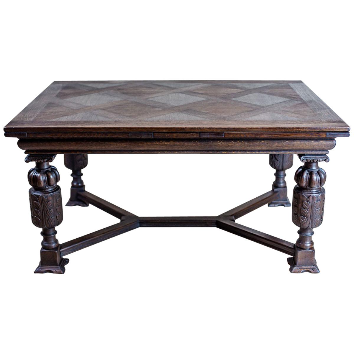 19th Century Extendable Oak Table