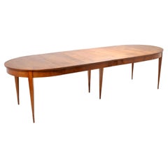 19th-Century Extendable Oval Dining Table