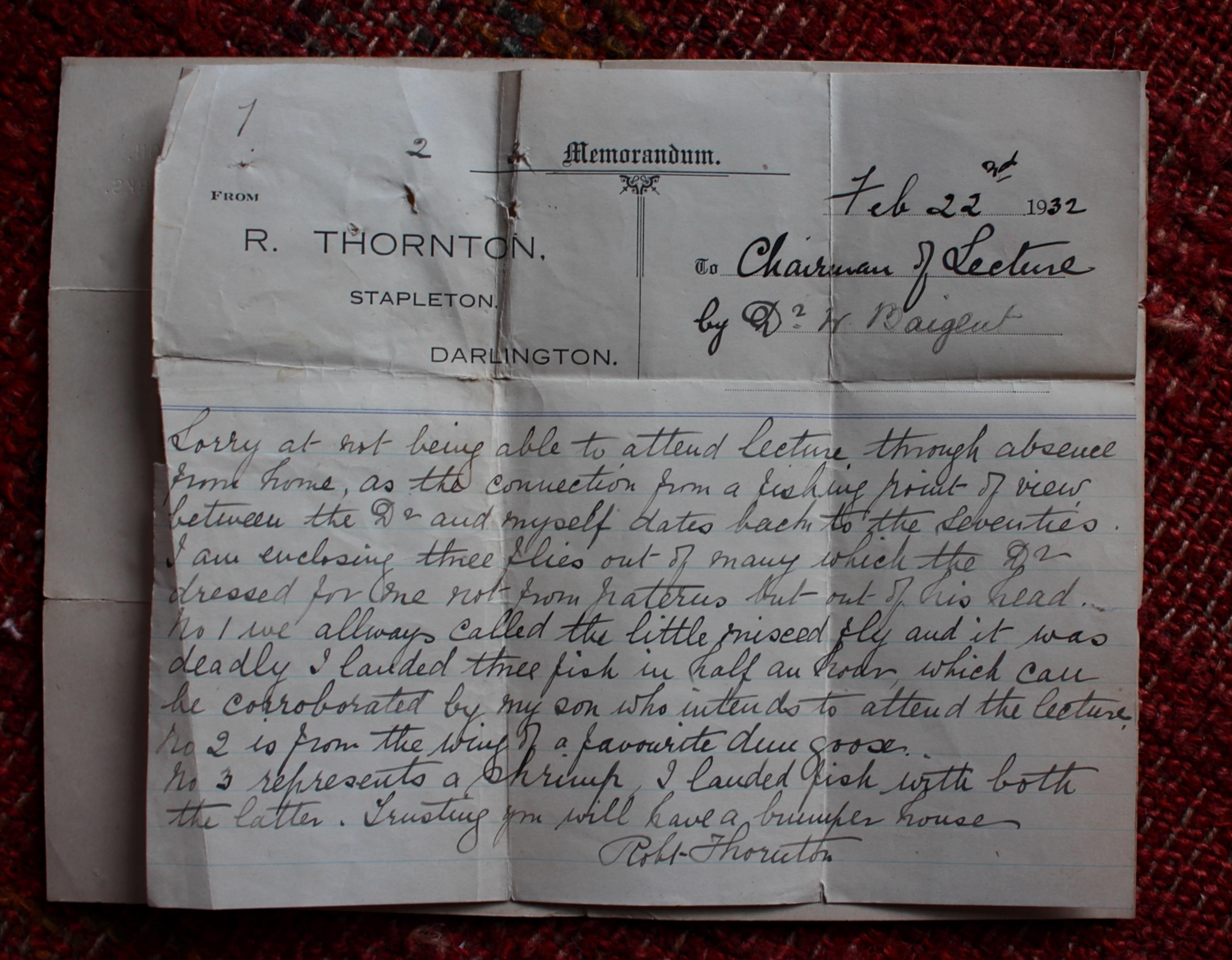 Collezione del XIX secolo di documenti ed ephemera sulla pesca a mosca 1856-1862 in vendita 5