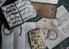 19th Century Extensive Collection of Fly Fishing Files & Ephemera 1856-1862