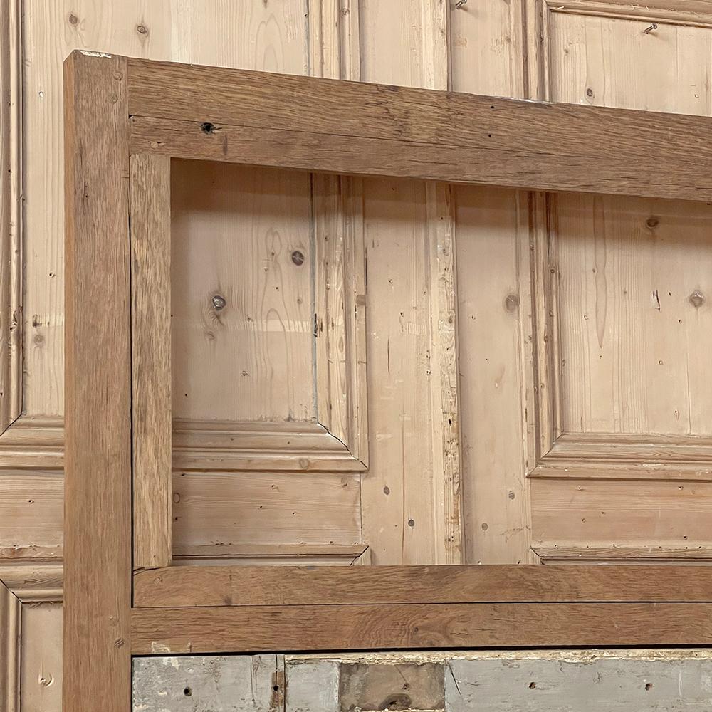 Quercia Porta esterna del XIX secolo in stile originale con sopraluce in vendita