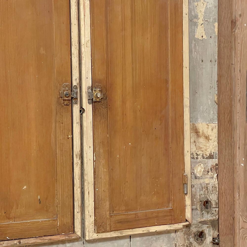 Außentür aus originalem Jam mit Transom aus dem 19. Jahrhundert im Angebot 6