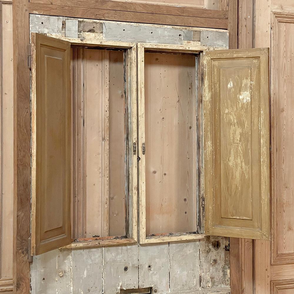 Außentür aus originalem Jam mit Transom aus dem 19. Jahrhundert im Angebot 10