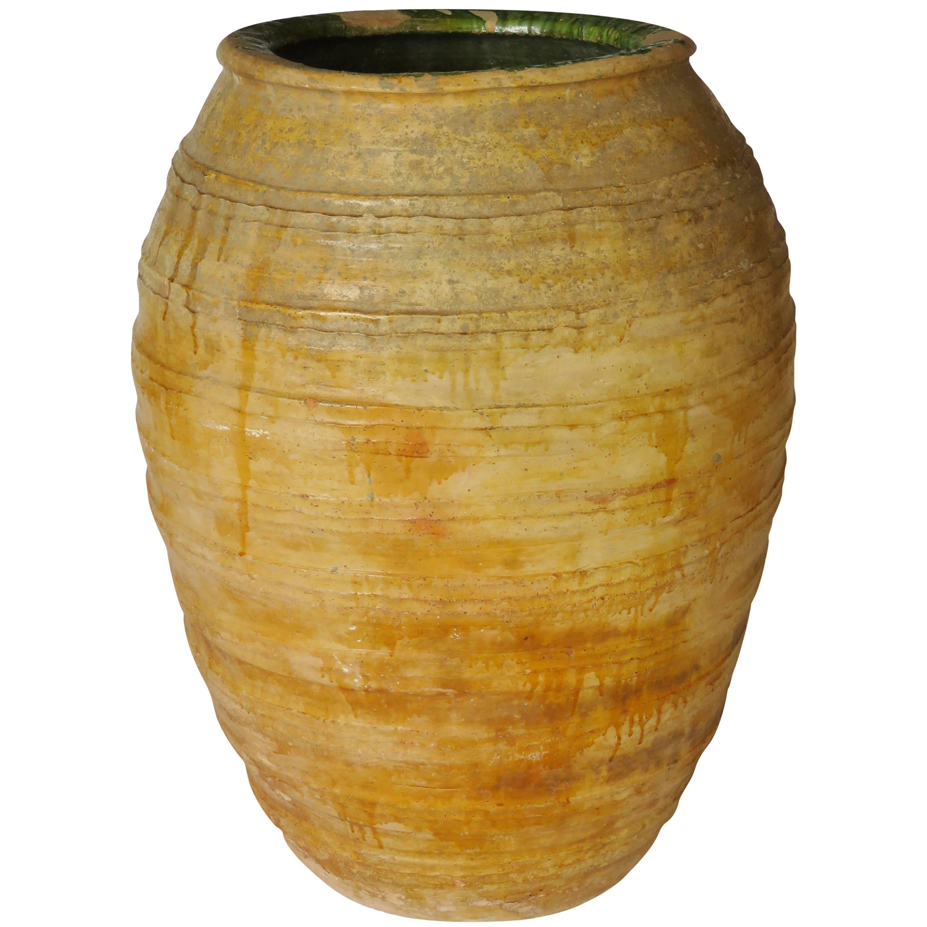 19th Century Extra Large Ceramic Jar For Sale