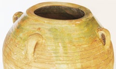 19th Century Extra Large Semi Glazed Ceramic Jar