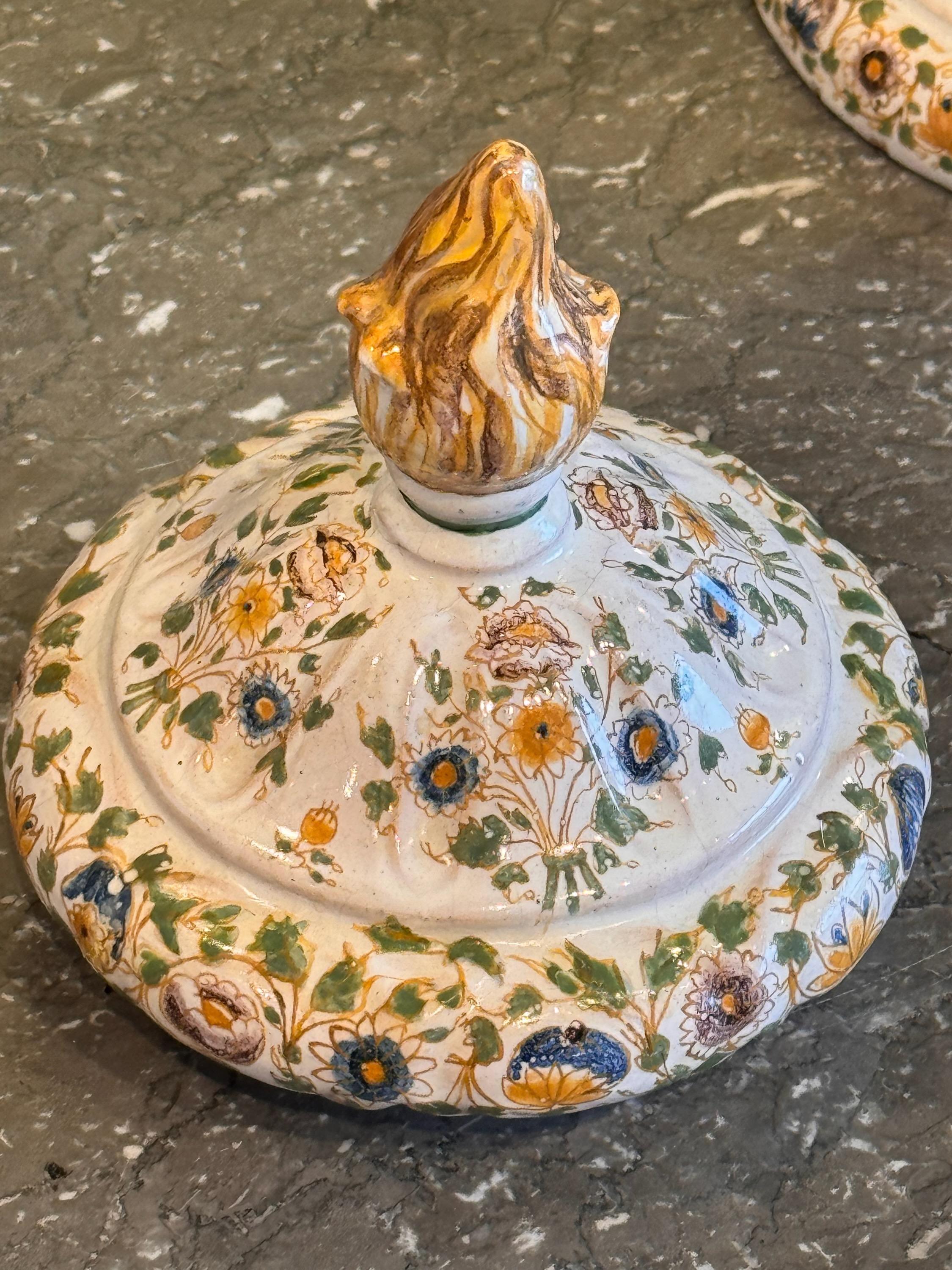19th Century Faience Urn For Sale 6