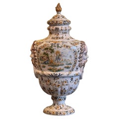 19th Century Faience Urn