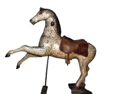 19th Century Fairground Horse with Original Saddle and Paint