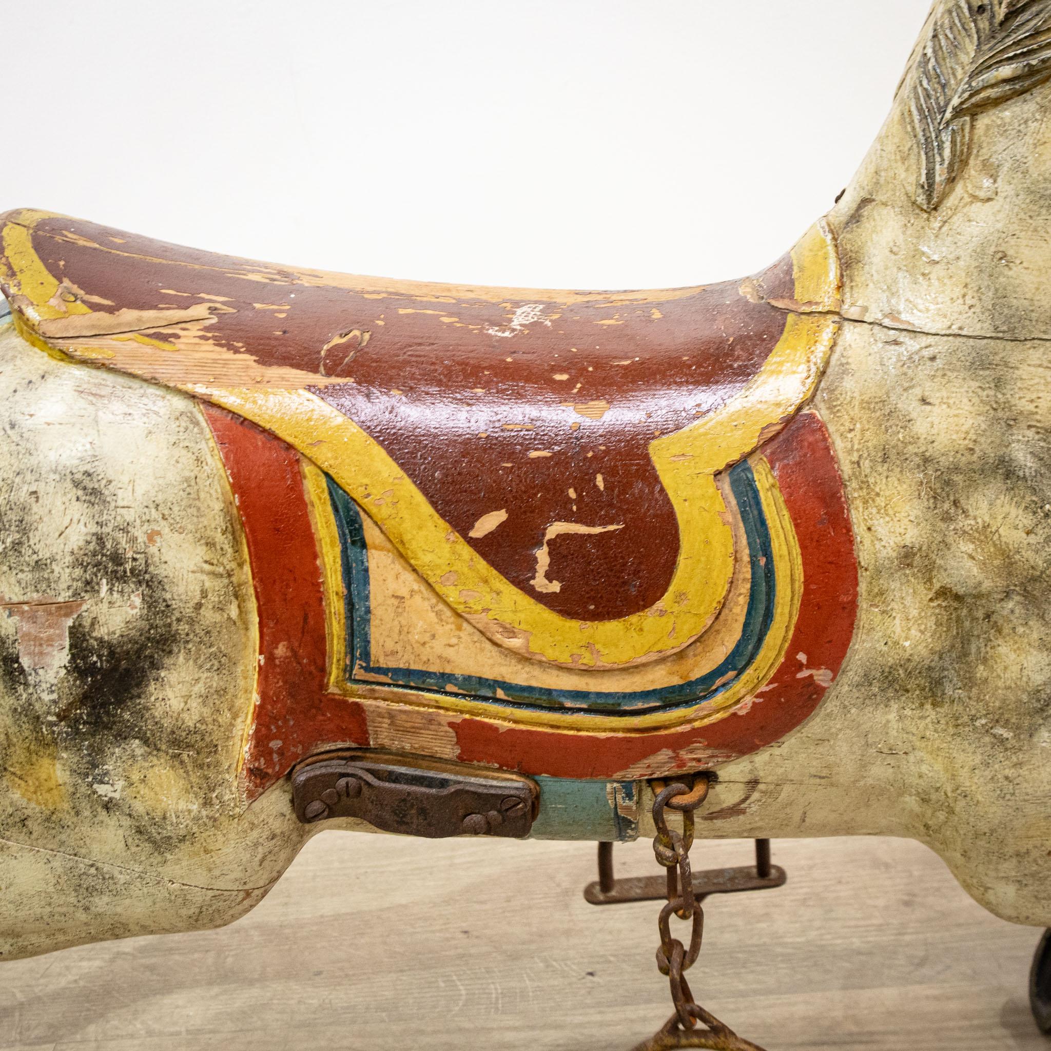 19th Century Fairground Horse with Stand 4