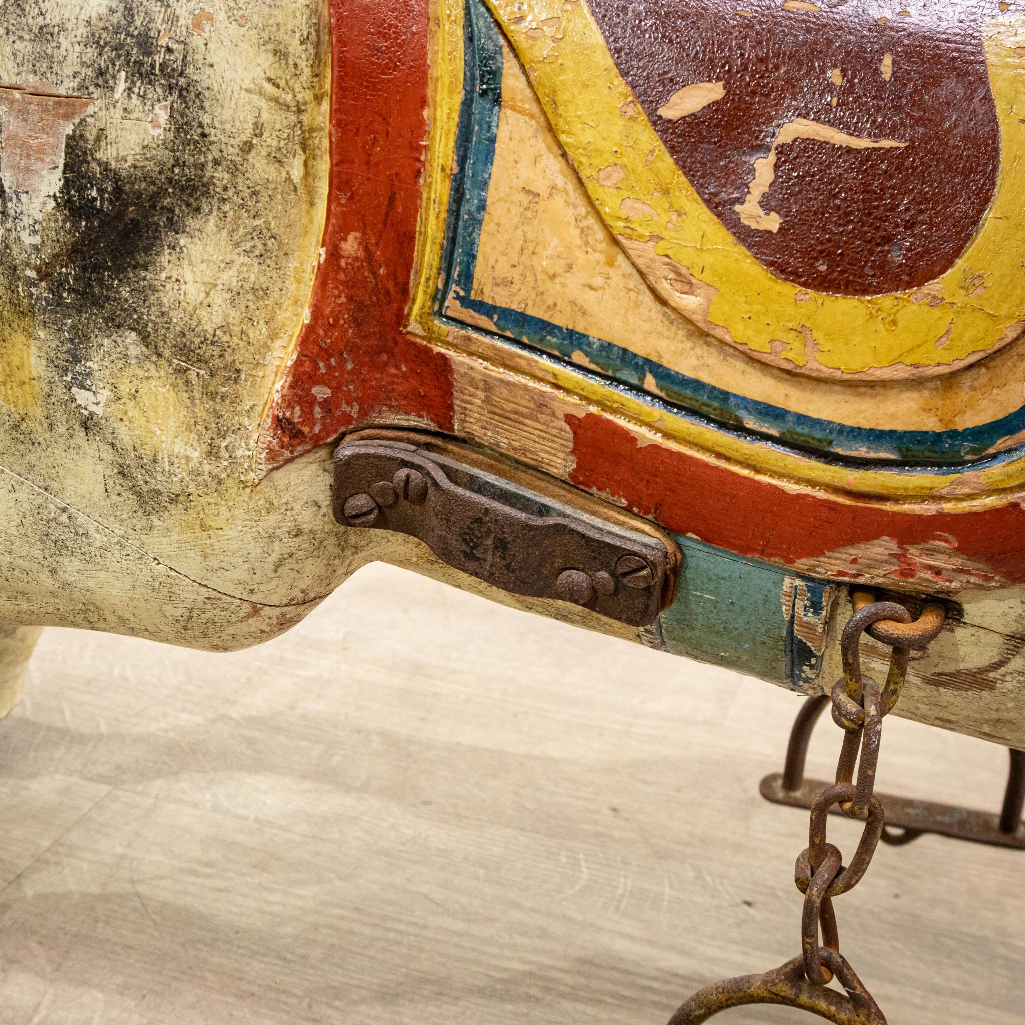 19th Century Fairground Horse with Stand 6