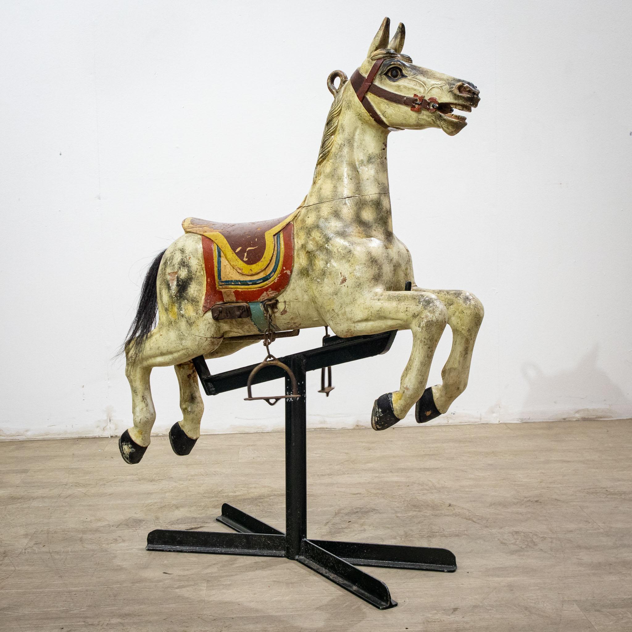 19th Century Fairground Horse with Stand 9