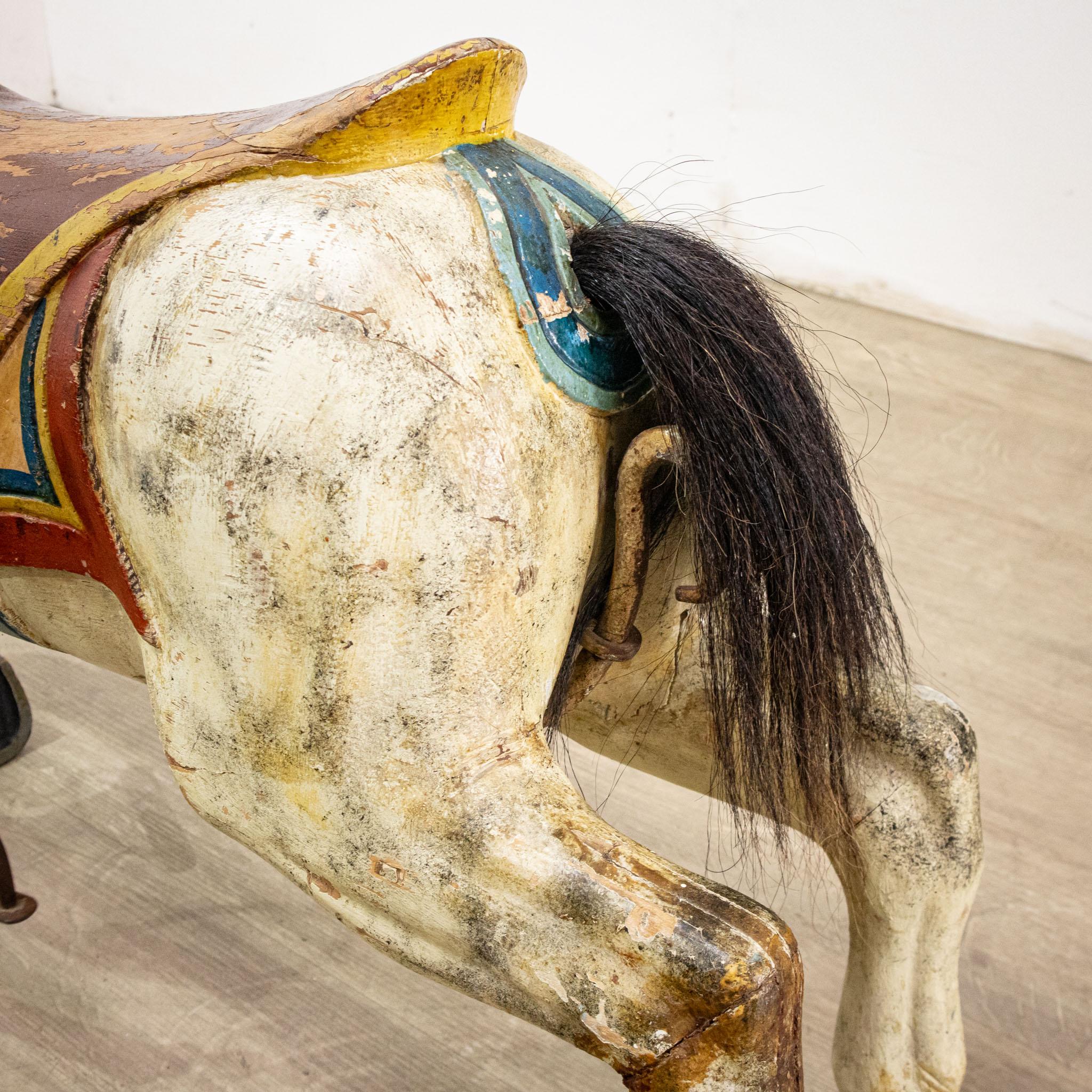 19th Century Fairground Horse with Stand 2
