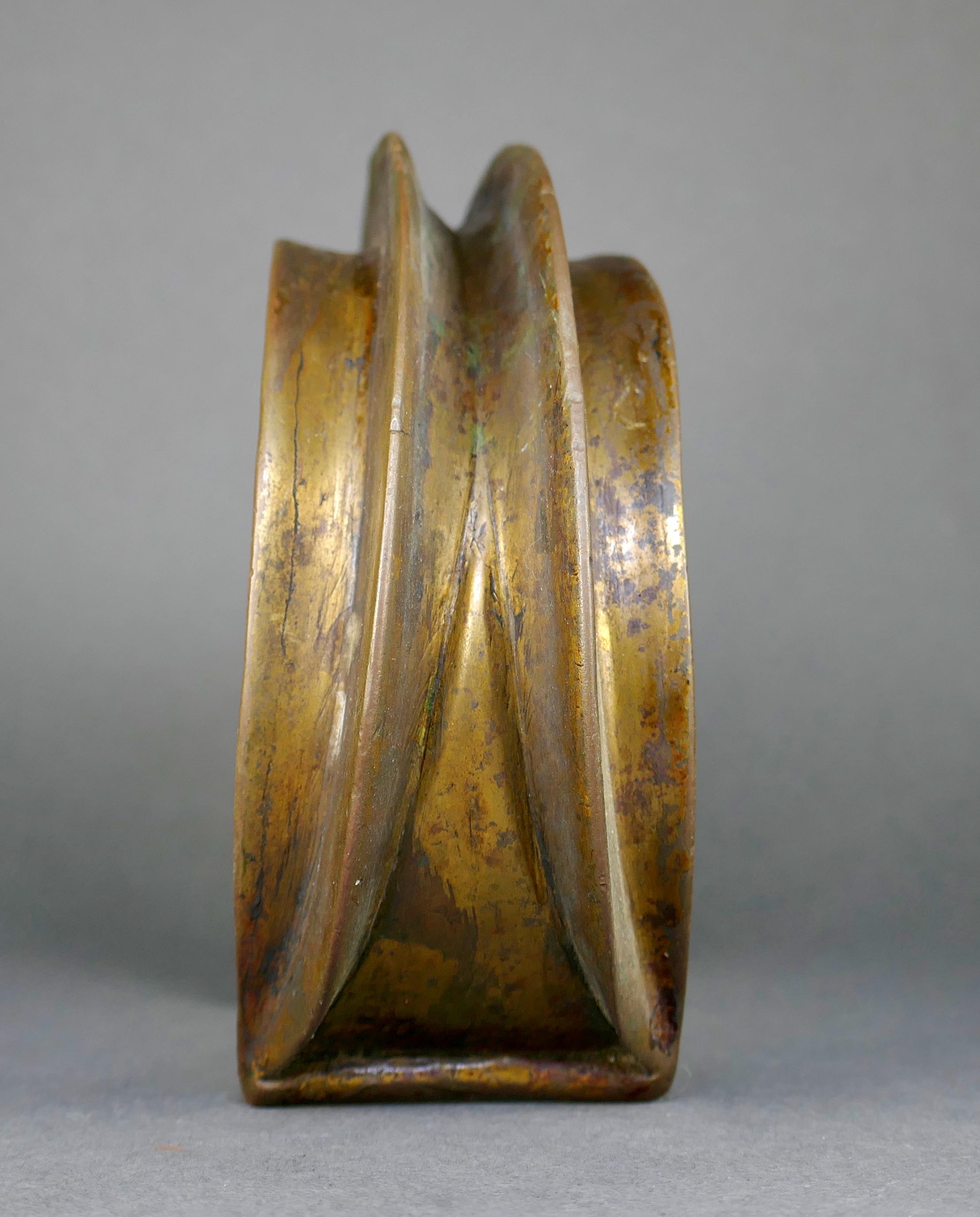 19th Century Fang People Bronze Torque Neck Collar from Africa For Sale 1