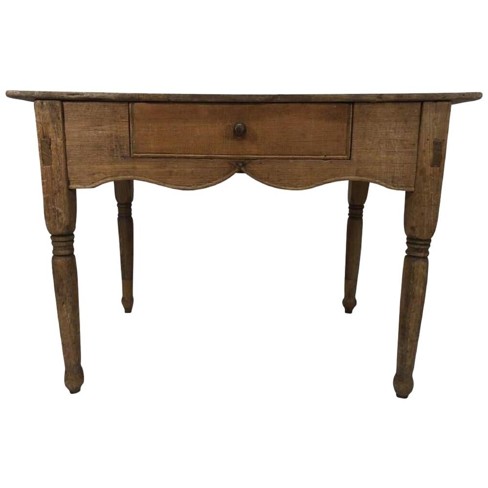 19th Century Farm and Country Single Drawer Desk For Sale