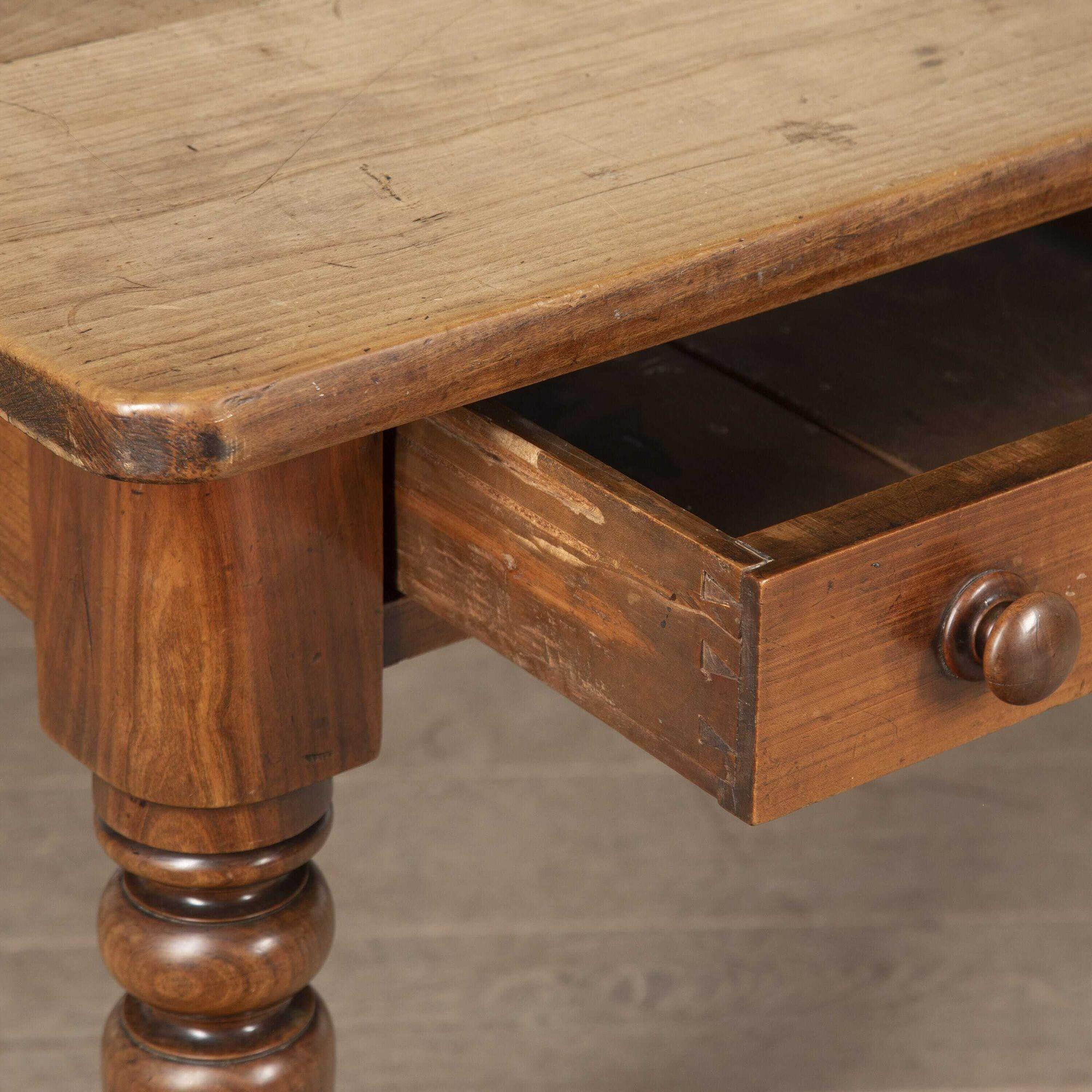 Country 19th Century Farmhouse Kitchen Table