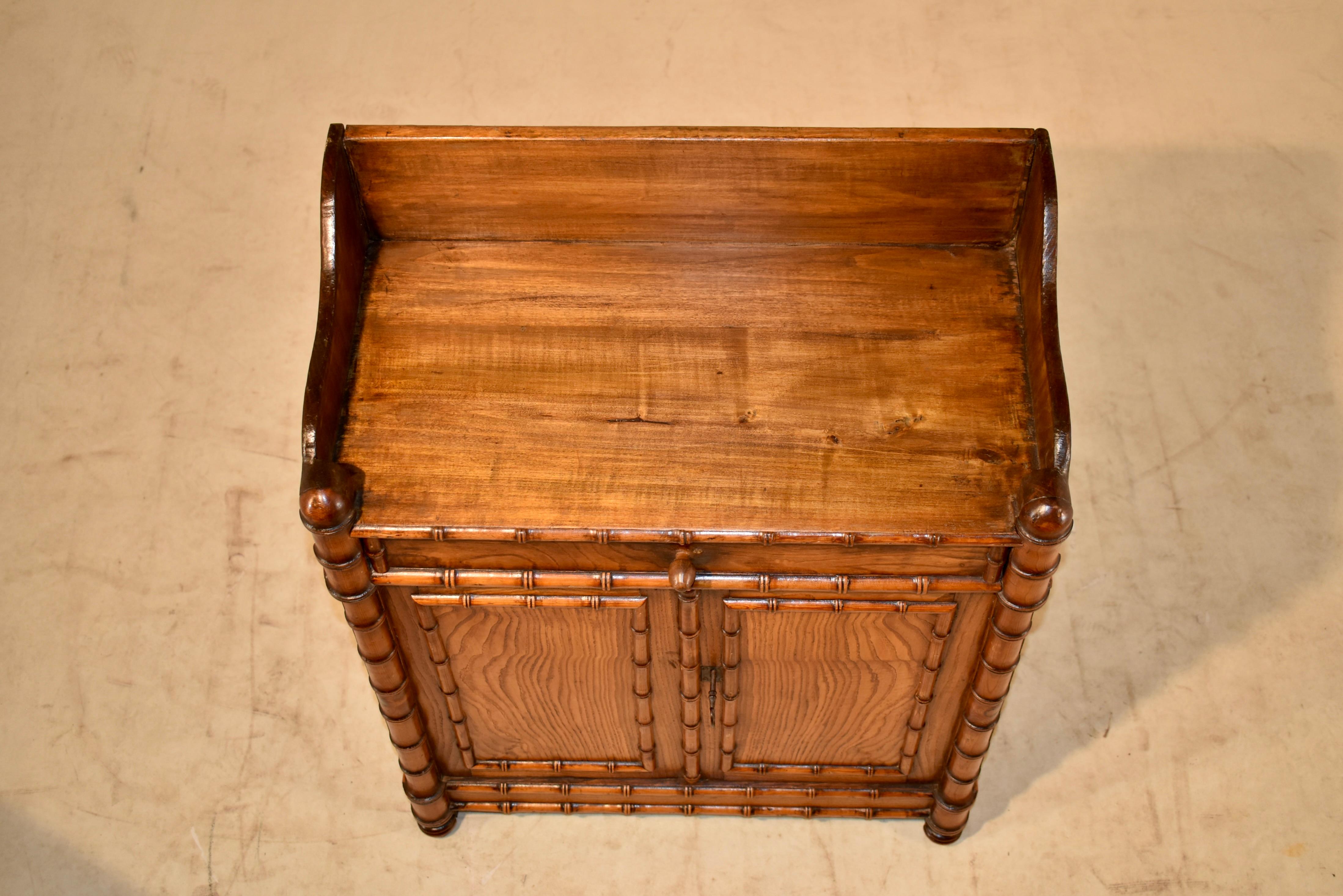 19th Century Faux Bamboo Buffet 4