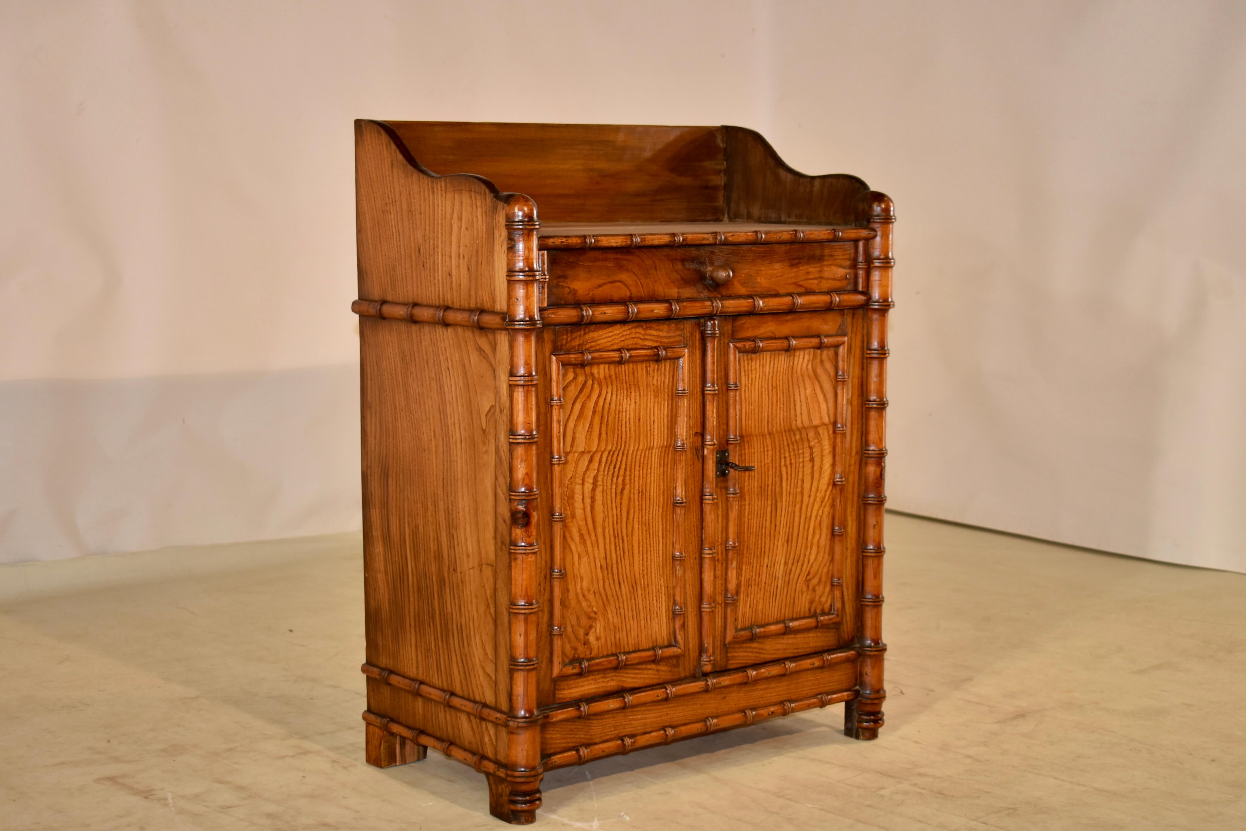 French 19th Century Faux Bamboo Buffet