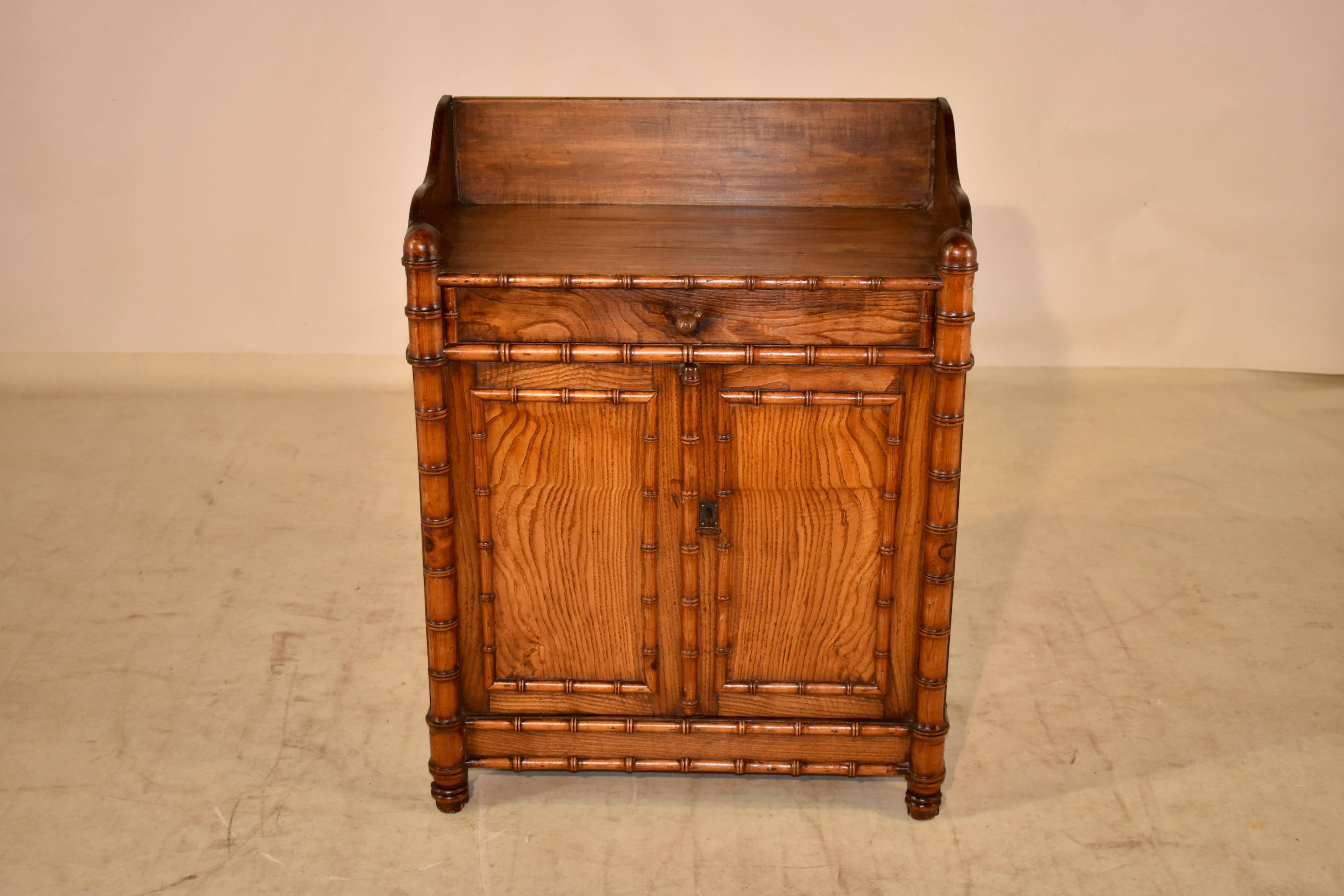 19th Century Faux Bamboo Buffet 2