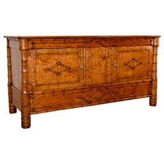 19. Jahrhundert Faux Bamboo Kabinett