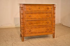 19th Century Faux Bamboo Chest of Drawers from France