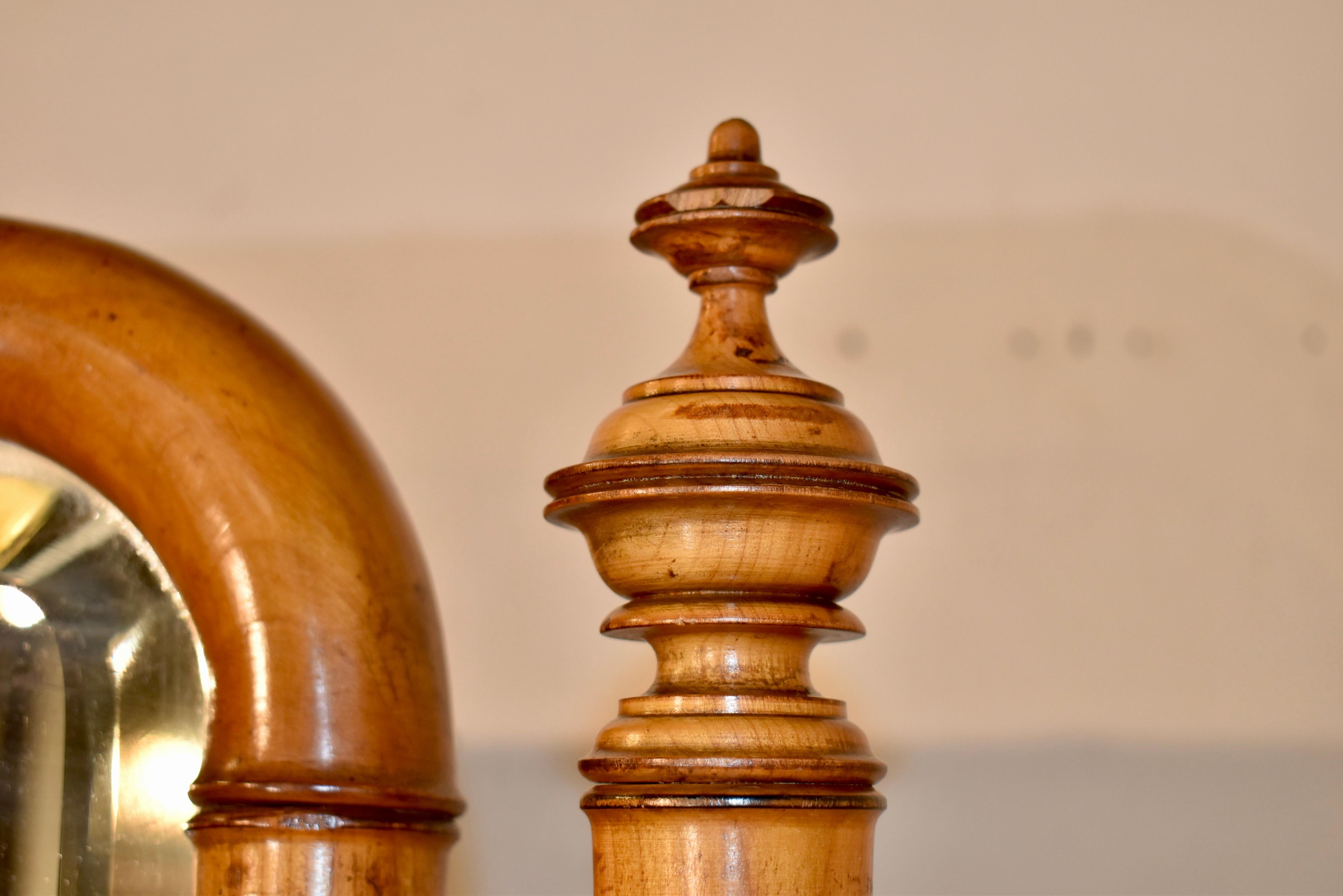 Tornito Specchio chevale in finto bambù del XIX secolo in vendita