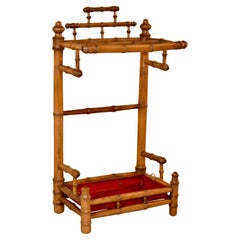 19th Century Faux Bamboo Umbrella Stand