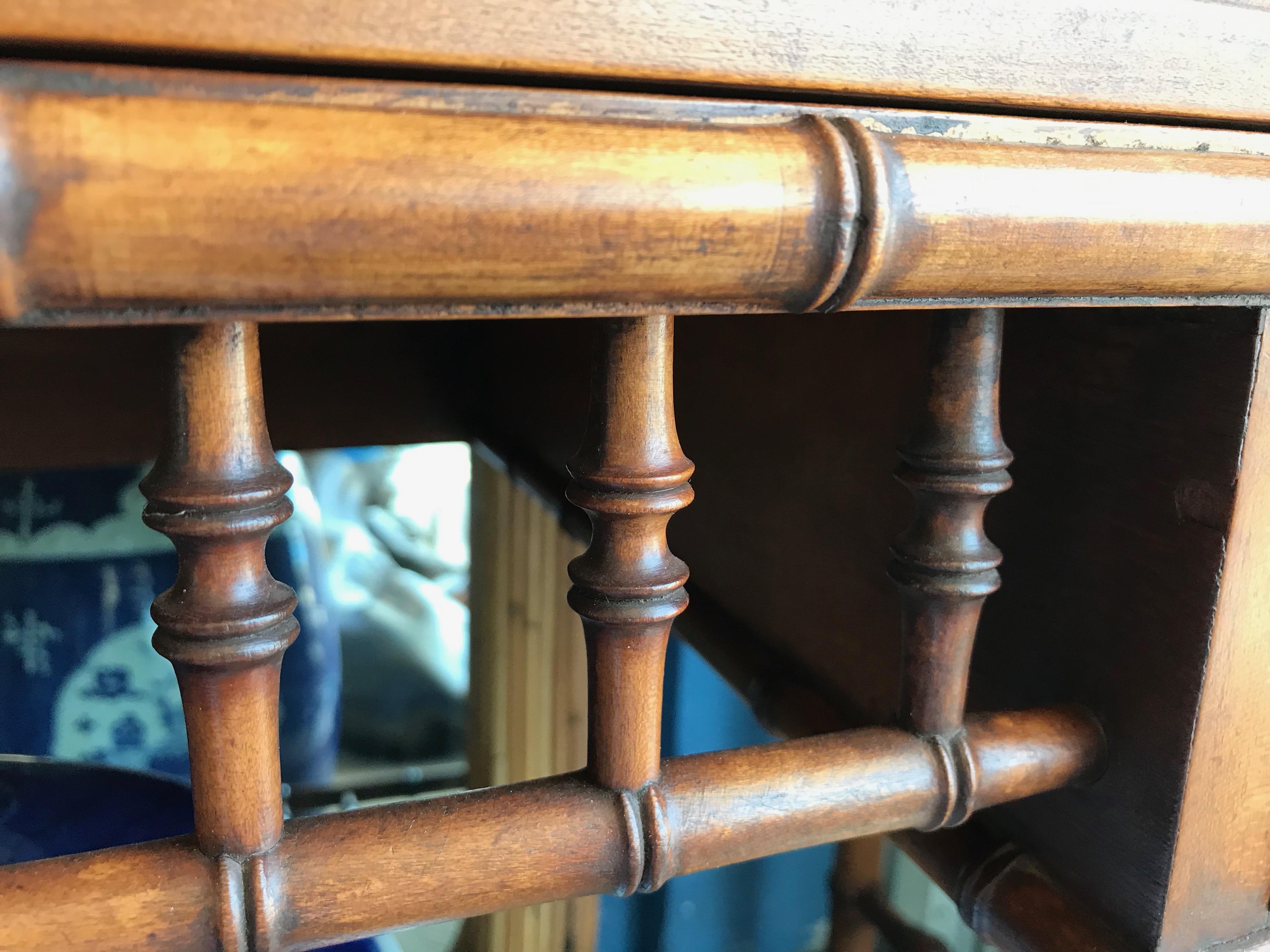 19th Century Faux Bamboo Vanity Attributed to Horner 10