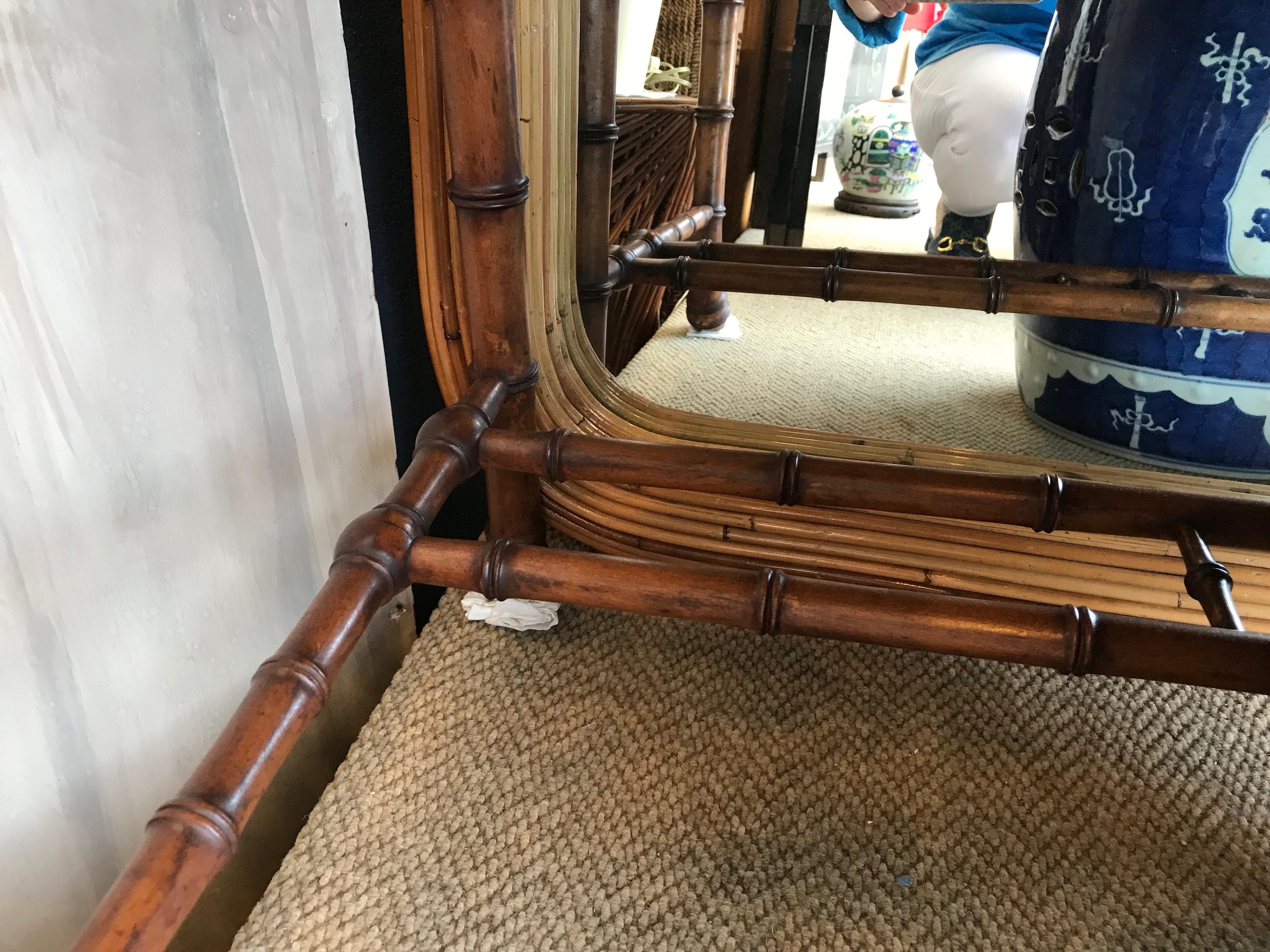 19th Century Faux Bamboo Vanity Attributed to Horner 11