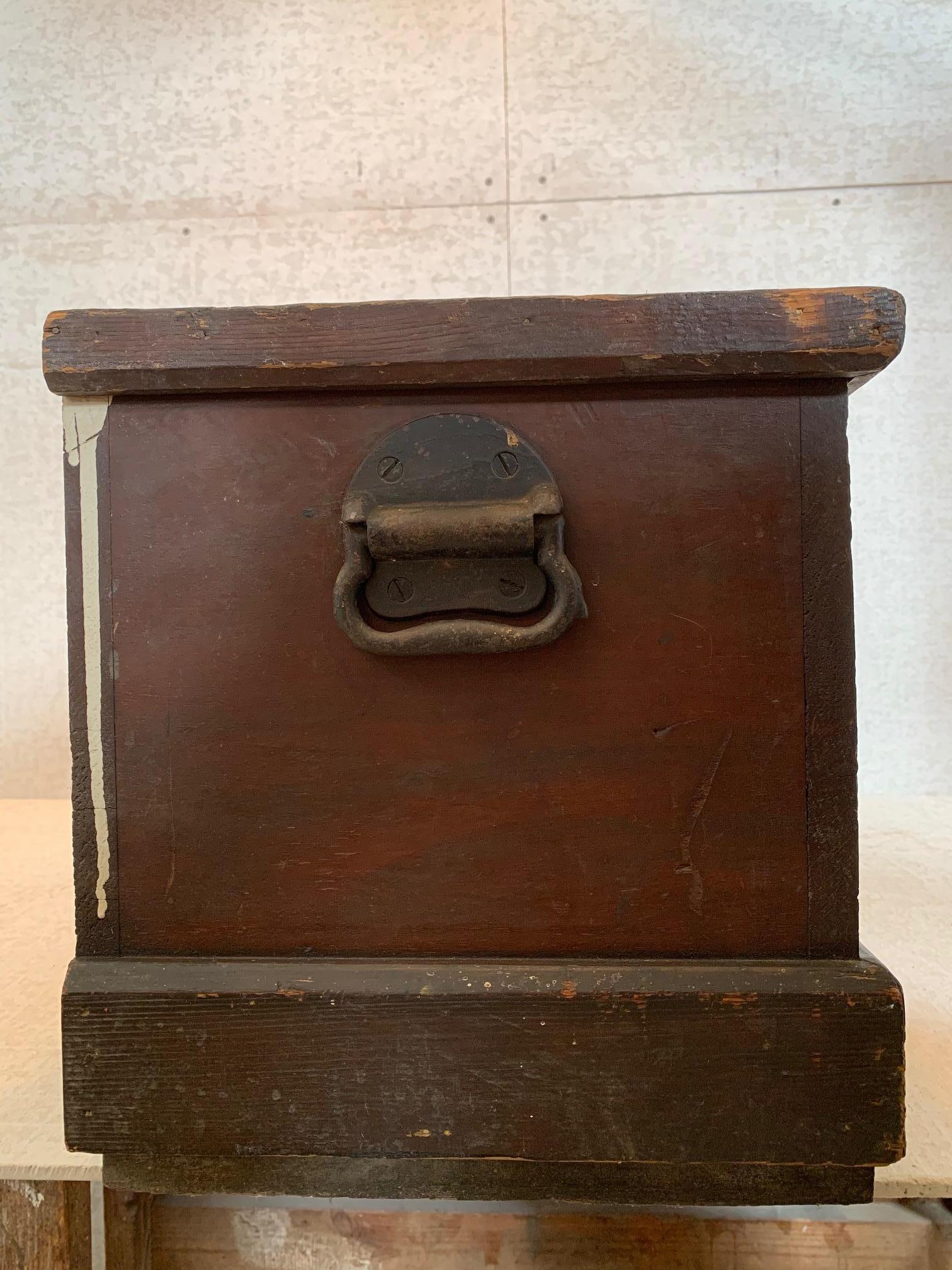 Late 19th Century 19th Century Faux Grained Carpenters Chest