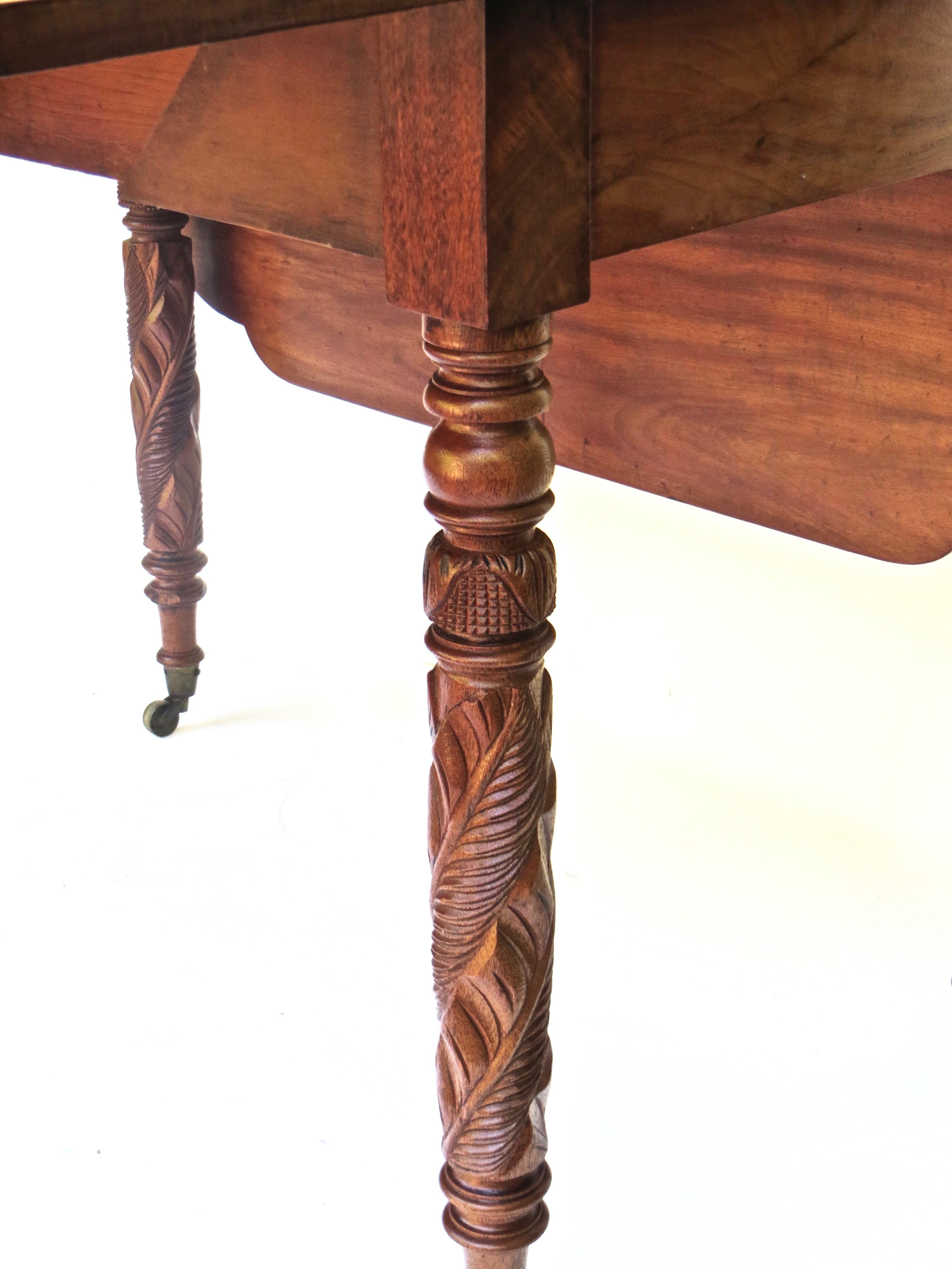 value of antique cherry drop leaf table
