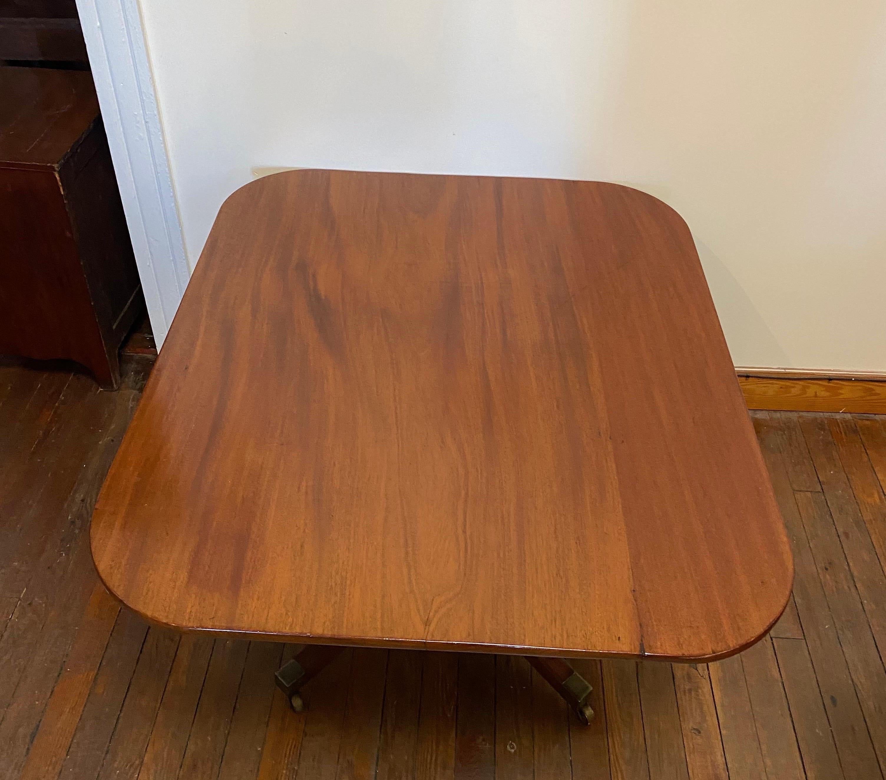 American 19th Century Federal Mahogany Tilt Top Breakfast Table from Maryland