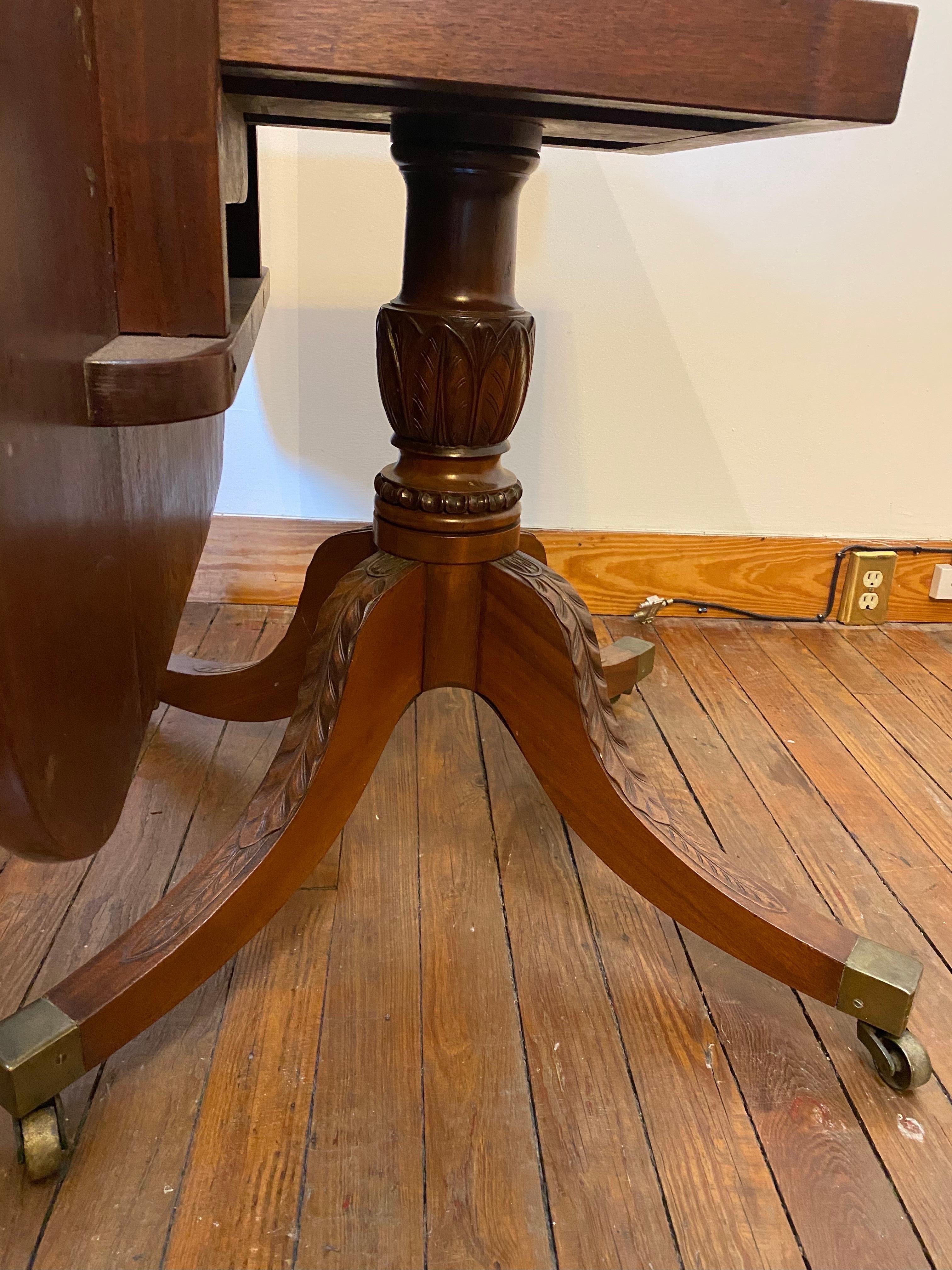 19th Century Federal Mahogany Tilt Top Breakfast Table from Maryland 1