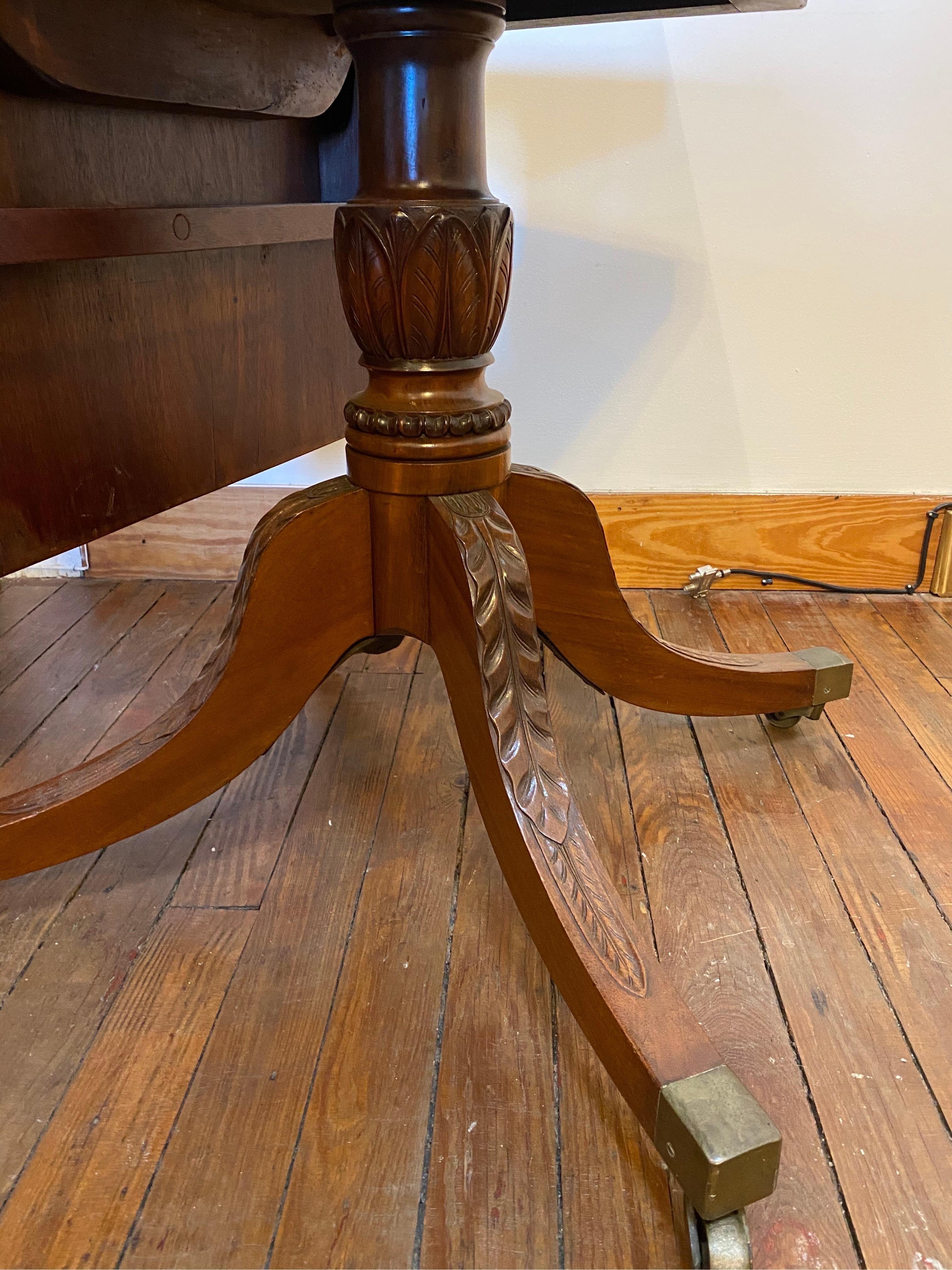 19th Century Federal Mahogany Tilt Top Breakfast Table from Maryland 2