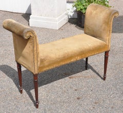 19th Century Federal Mahogany Window Seat
