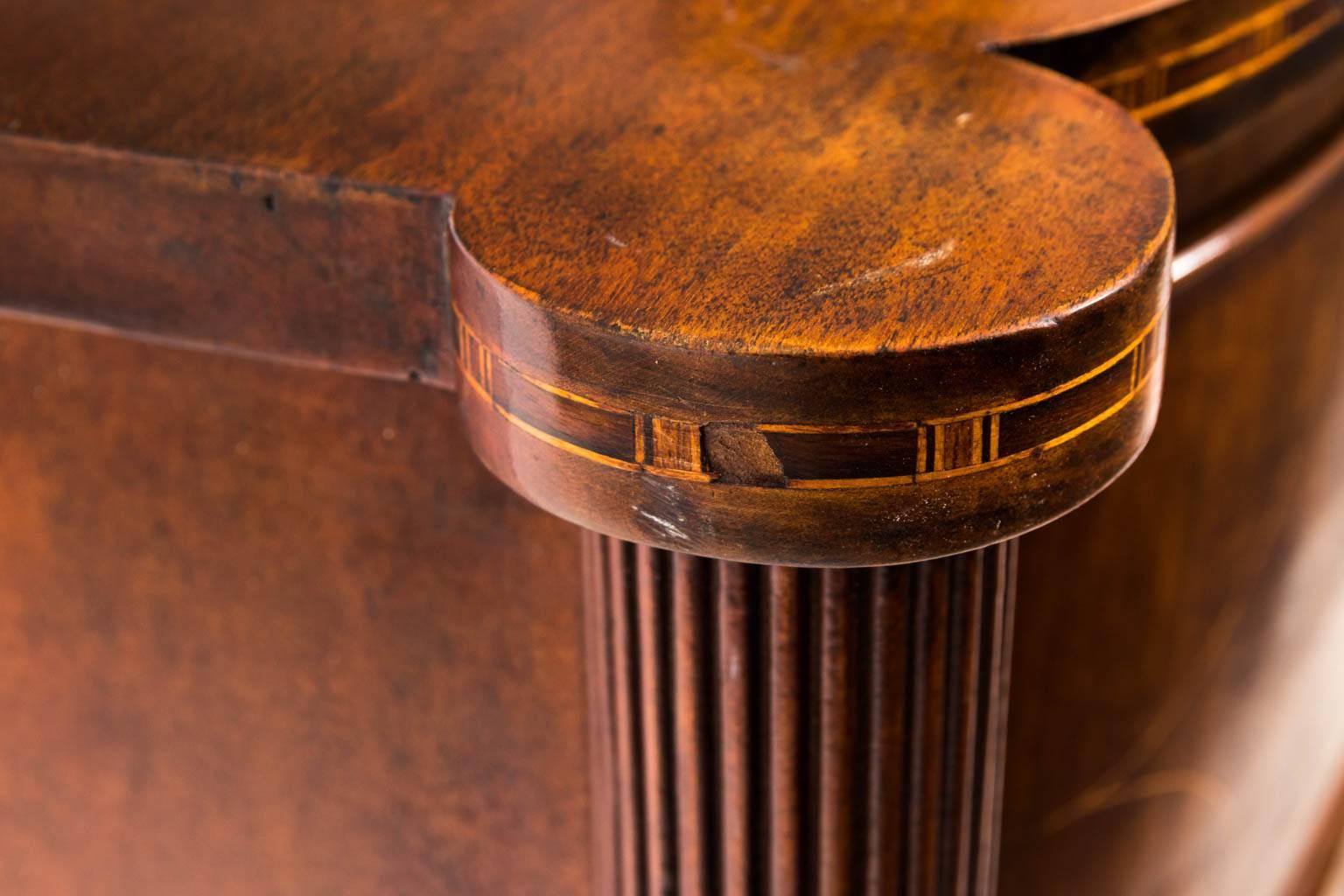 19th Century Federal Sheraton Bow Front Chest 6