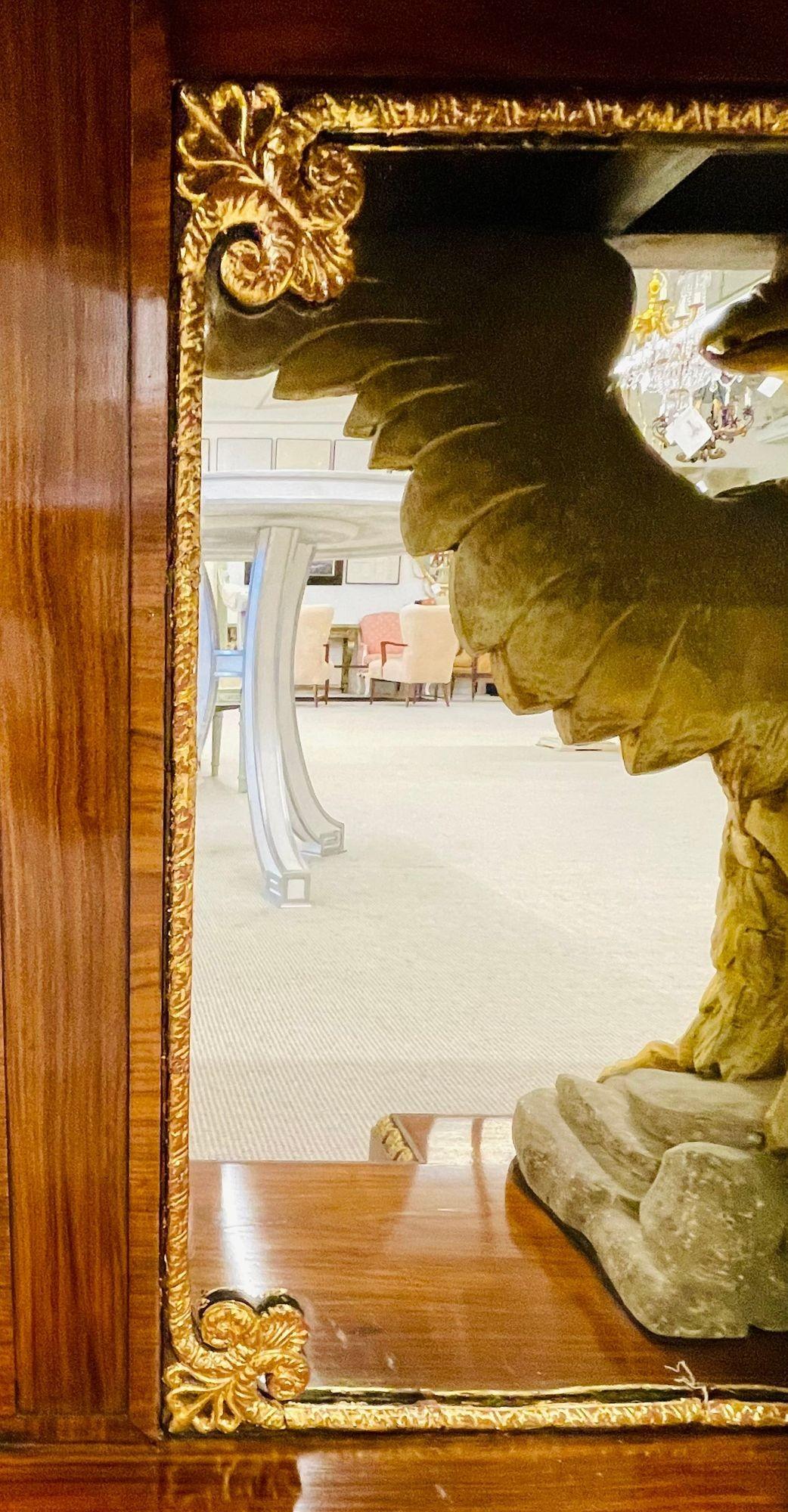 Konsolentische im Federal Style des 19. Jahrhunderts, Mahagoni, gegenüberliegende Adler, Marmor im Angebot 7