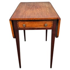 Antique 19th Century Federal Style Mahogany Pembroke Table