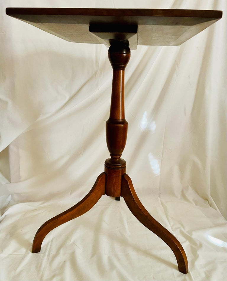 19th Century Federal Style Pedestal Side Table For Sale at 1stDibs ...