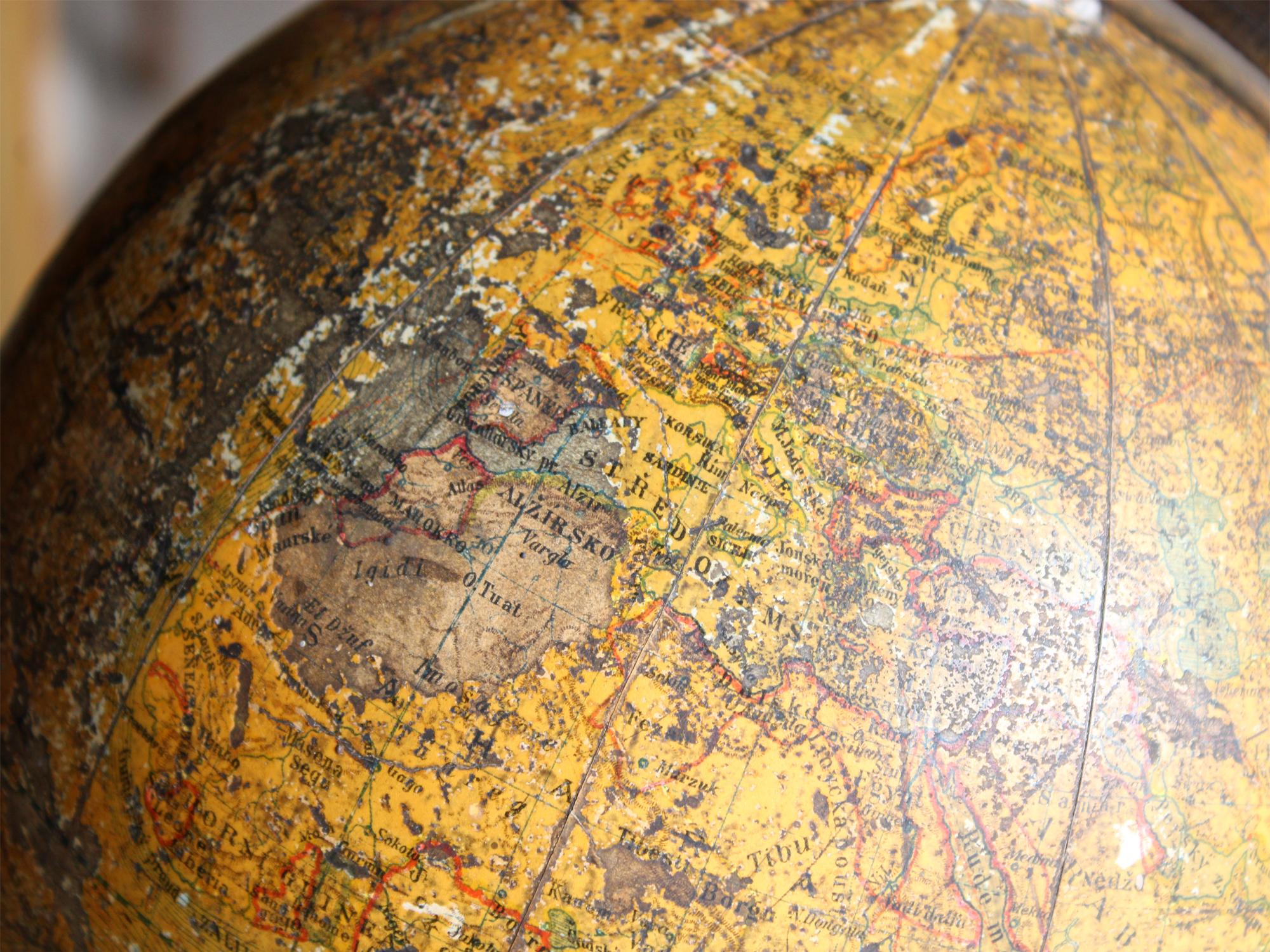 Globe terrestre Felkl & Son du 19ème siècle Bon état - En vente à Wembley, GB