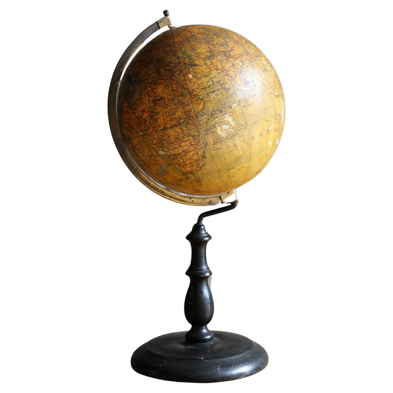 19th Century Felkl & Son Terrestrial Globe For Sale