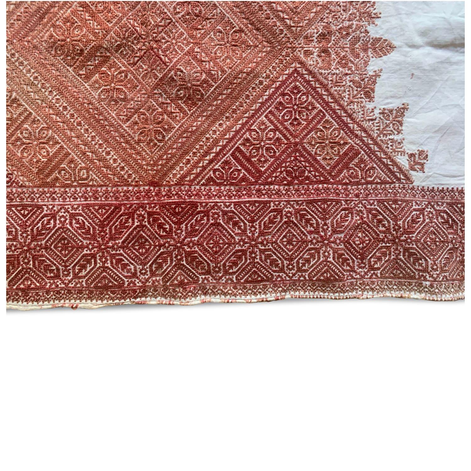 Embroidered 19th Century Fez Embroidery For Sale