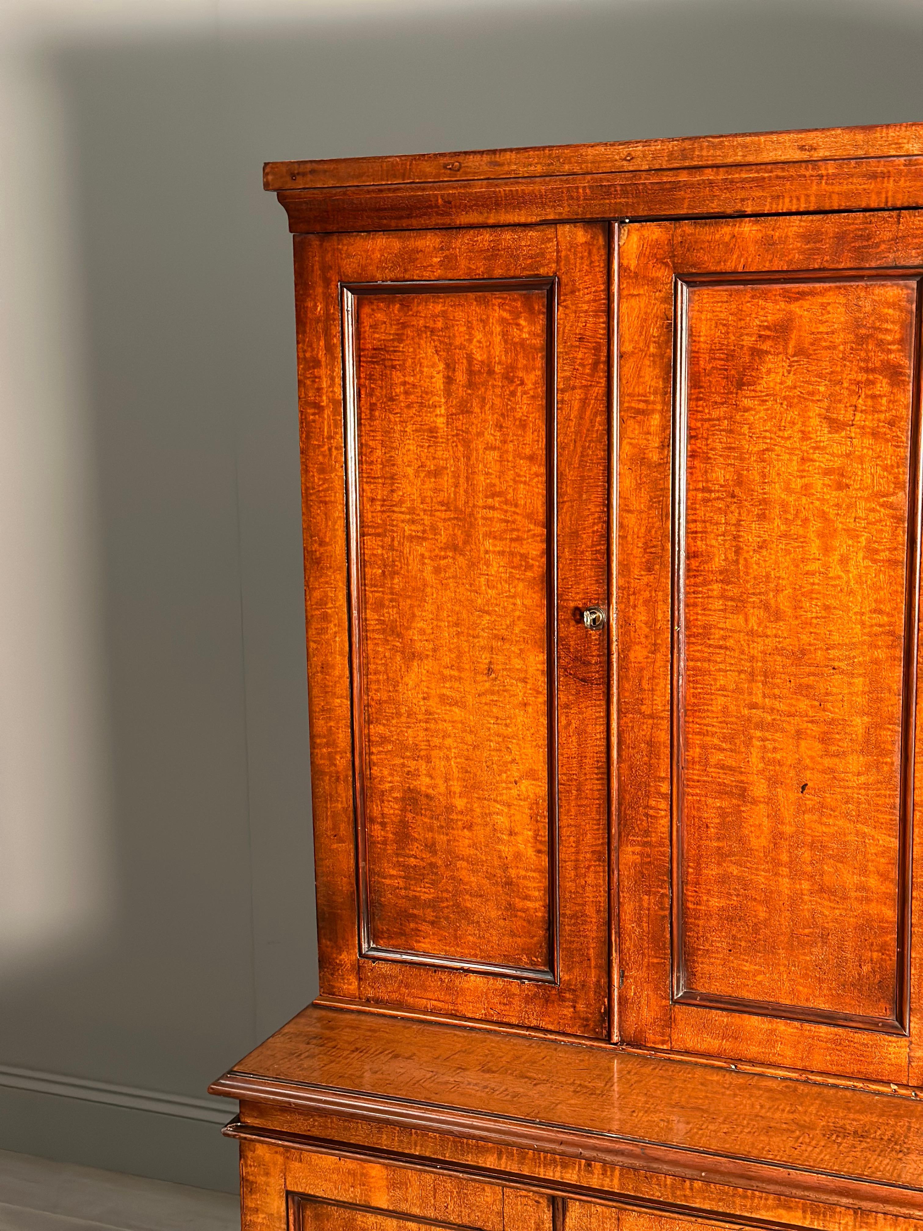 19th Century Figured Mahogany Housekeeper Cupboard 2