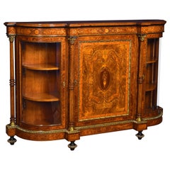 19th Century Figured Walnut Credenza