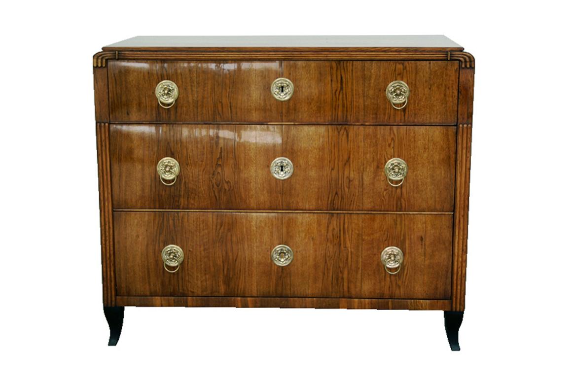 Austriaco Commode da ufficio Biedermeier del XIX secolo. Vienna, 1825 circa. in vendita