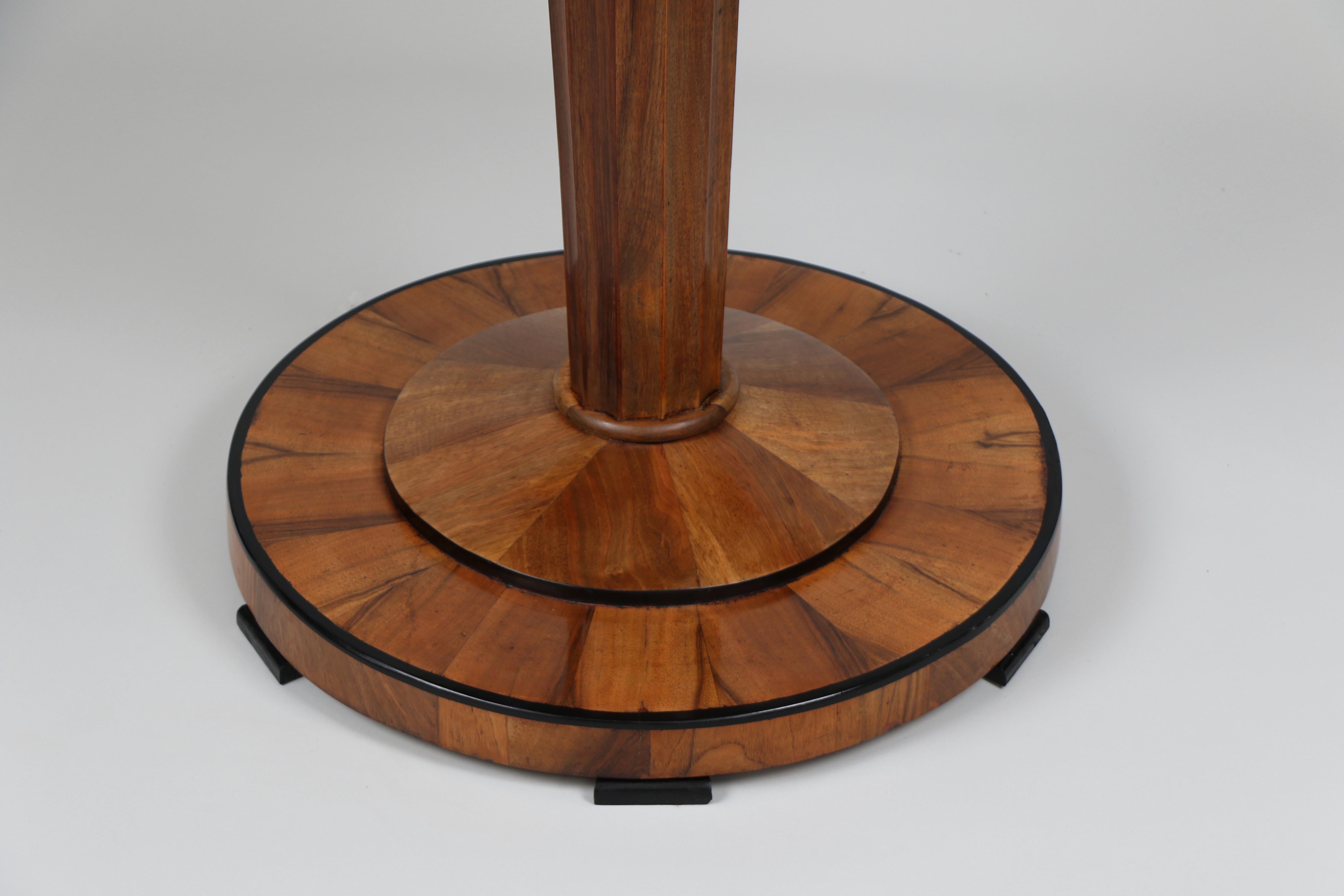 Ebonized 19th Century Fine Biedermeier Center Table. Vienna, c. 1825. For Sale