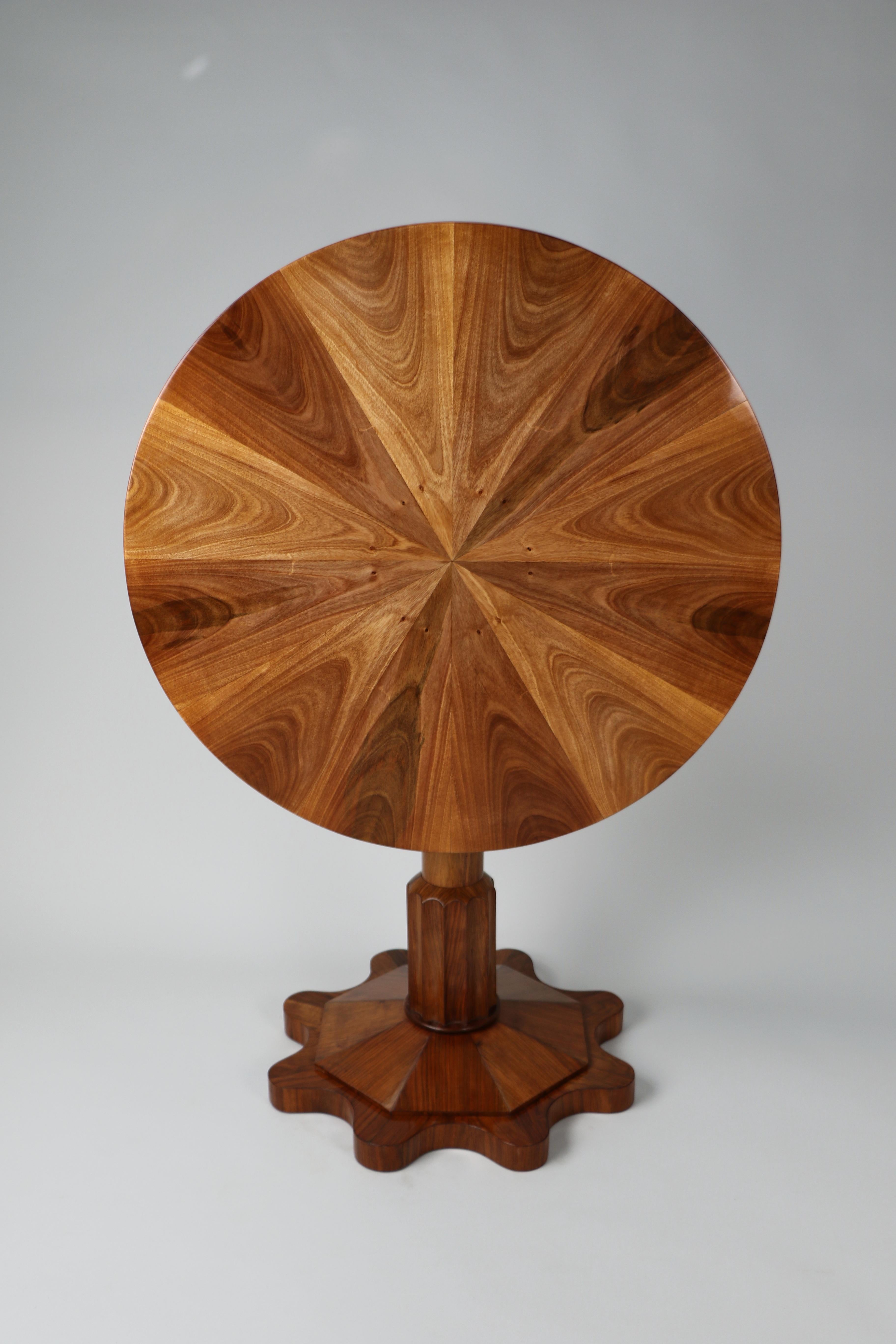 Polished 19th Century Fine Biedermeier Center Table. Vienna, c. 1825. For Sale