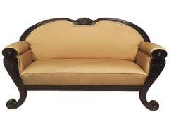 19th Century Fine Biedermeier Ebonized Sofa. Vienna, c. 1825.